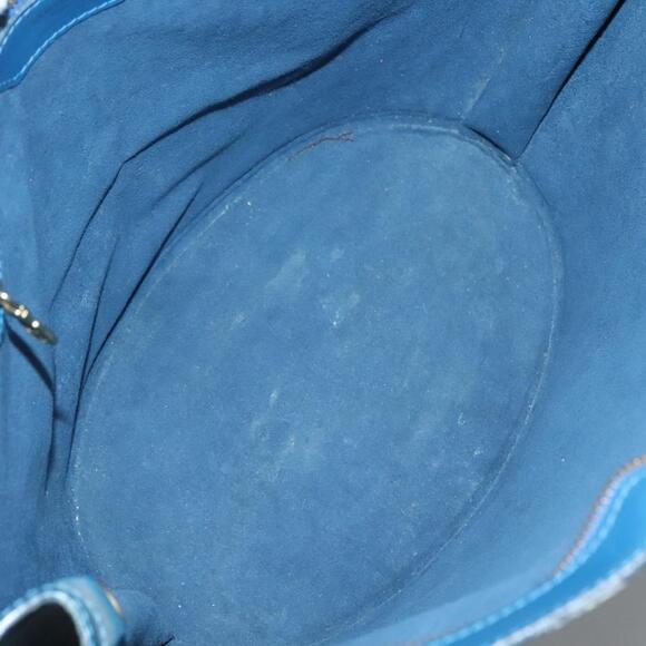 LOUIS VUITTON Epi Saint Jacques Shopping Shoulder Bag Blue M52275 - Picture 11 of 16